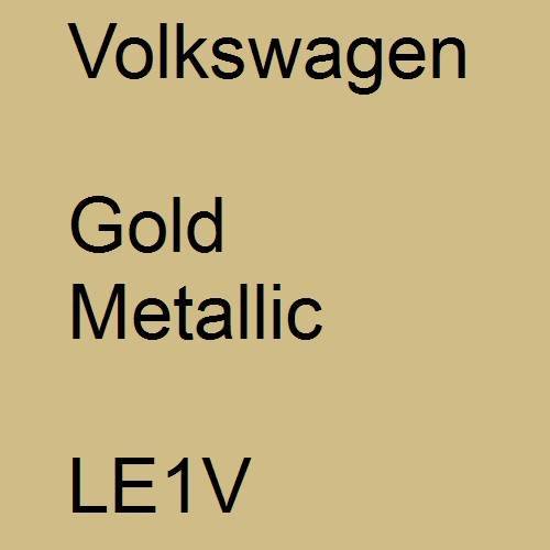 Volkswagen, Gold Metallic, LE1V.